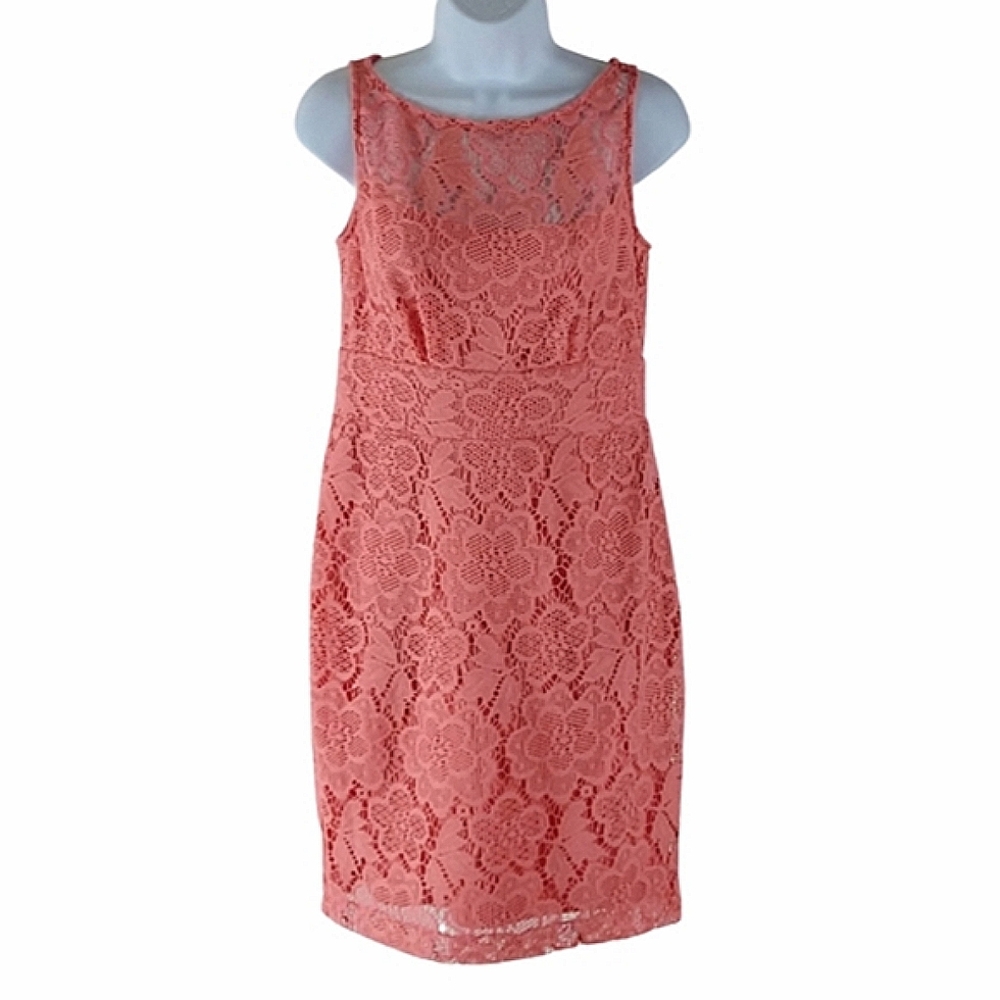 Studio 1 crotchet lace overlay dress